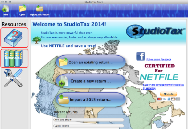 StudioTax - Help